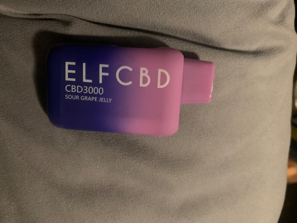 ELF CBD Disposable 3G - Sour Grape Jelly - Customer Photo From Charlie Hersey