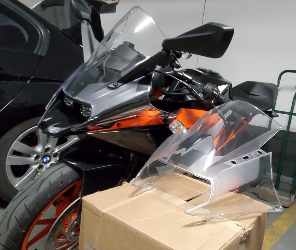 KTM Racing Bubble Windshield RC 390/R 20142020 KTM Twins