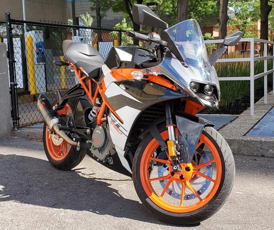 ktm rc 390 racing bubble windscreen
