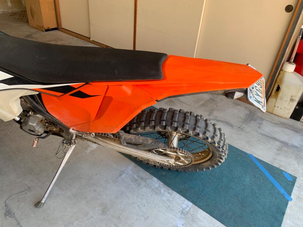 REAR FENDER EXC ORANGE - KTM Twins