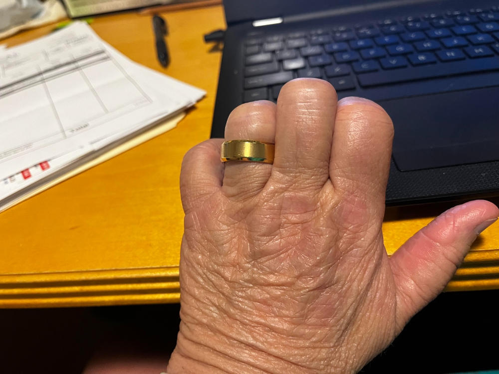 The Titan Ring - Gold - Customer Photo From Angela Hasenour