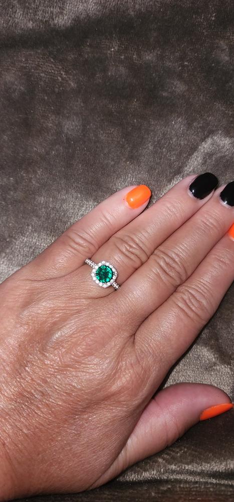 The Halo - Emerald - Customer Photo From Sharon A Brantley