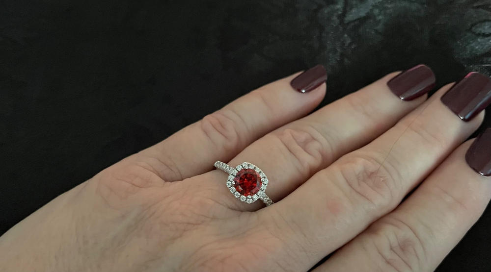 The Halo - Ruby - Customer Photo From Margaret Webb