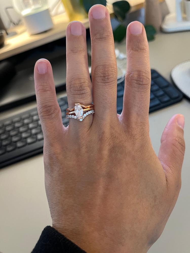 The Cambria - Rose Gold - Customer Photo From Ruth