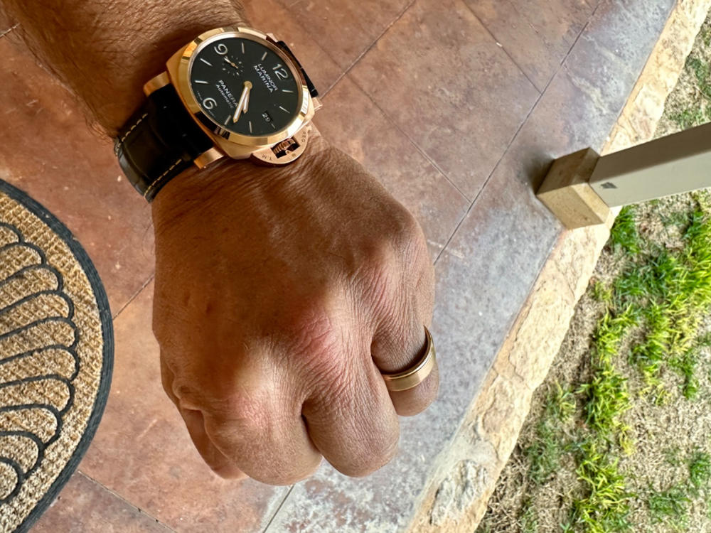 The Titan Ring - Rose Gold - Customer Photo From Anthony R Garcia