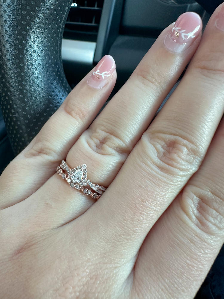 The Forever - Rose Gold - Customer Photo From Jen A