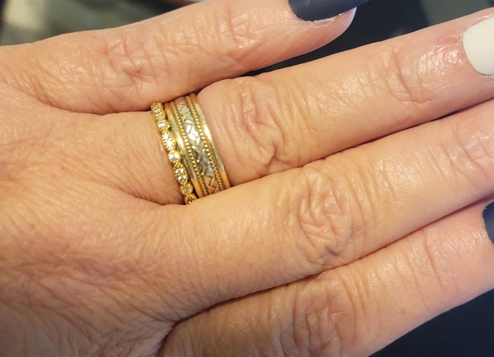 The Forever - Gold - Customer Photo From MICHELLE TRULSRUD
