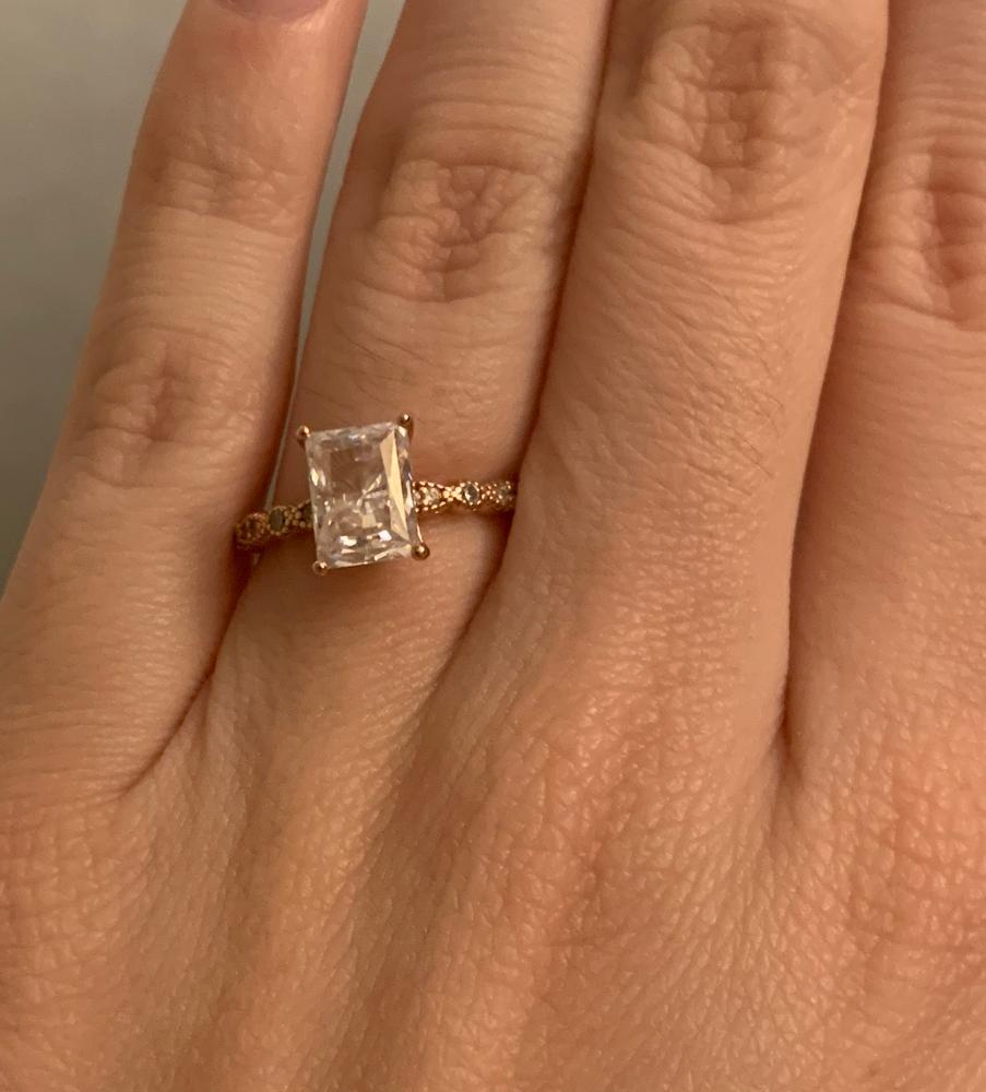 The Alexandria - Rose Gold - Customer Photo From Monica M.