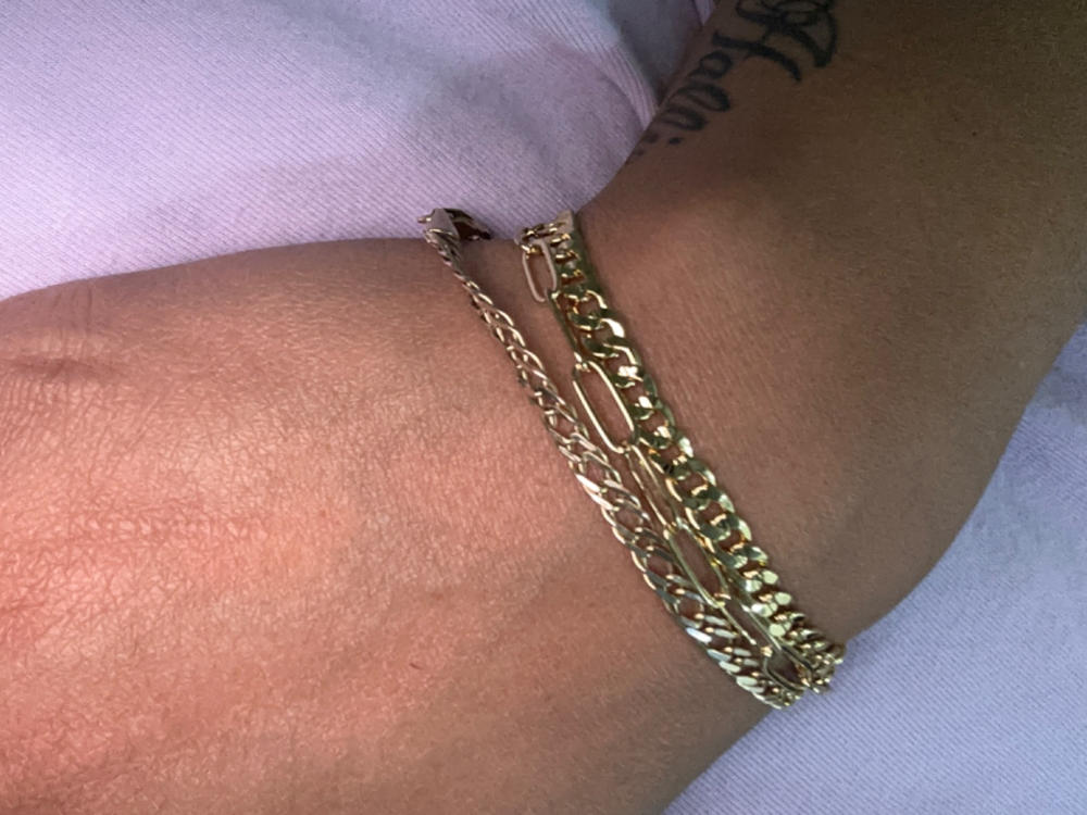 The Sky Gold Paperclip Chain Bracelet – Modern Gents