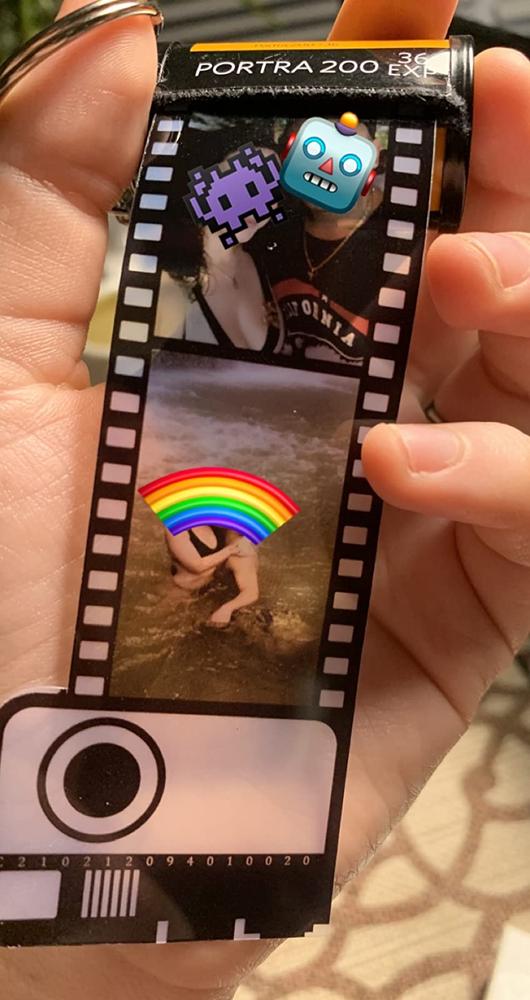 Personal Film Roll Keychain - Customer Photo From Caroline