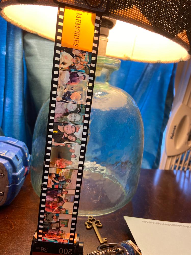 Personal Film Roll Keychain - Customer Photo From Christina