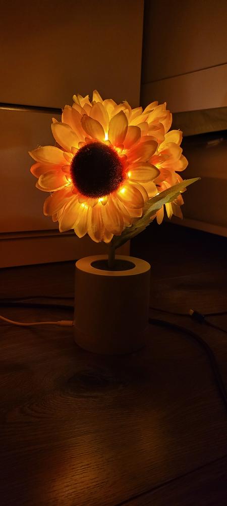 Sunflower Lamp - Customer Photo From Raquel