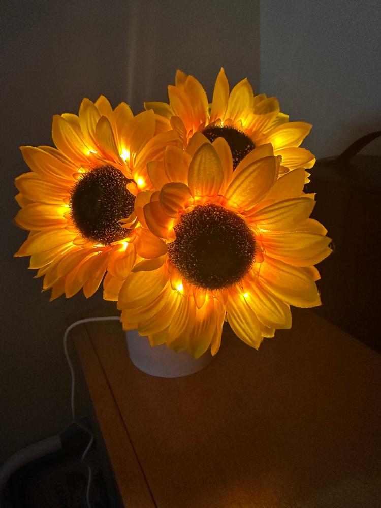 Sunflower Lamp - Customer Photo From Adam Hawbecker