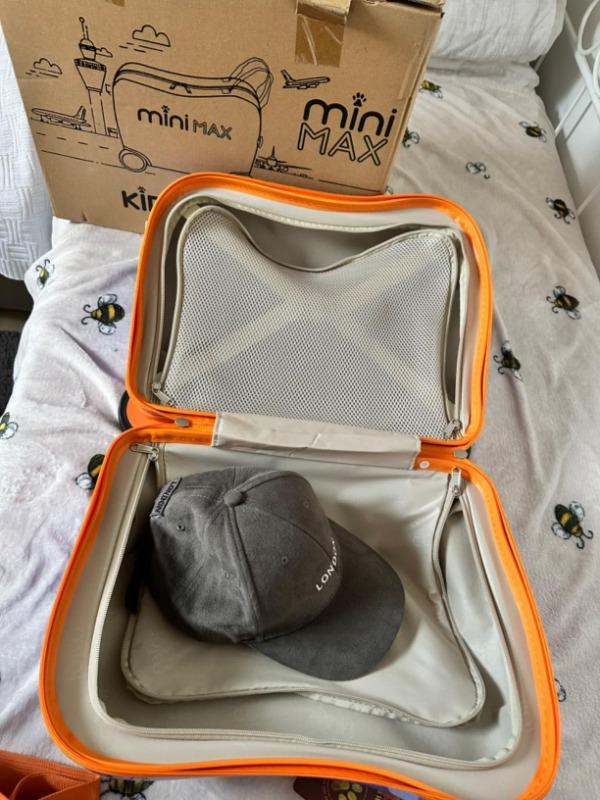 Aerolite MiniMax - Valigia da viaggio per bambini, adatta per bagaglio a mano EasyJet da 45 x 36 x 20 cm, con ruote, 29 l - Customer Photo From Radoslav Gantchev