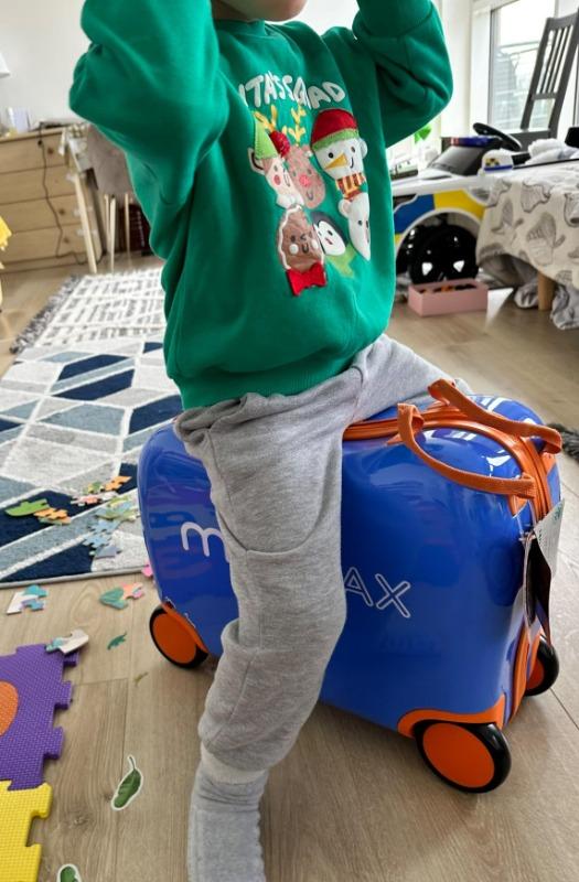 Aerolite MiniMax - Valigia da viaggio per bambini, adatta per bagaglio a mano EasyJet da 45 x 36 x 20 cm, con ruote, 29 l - Customer Photo From Radoslav Gantchev