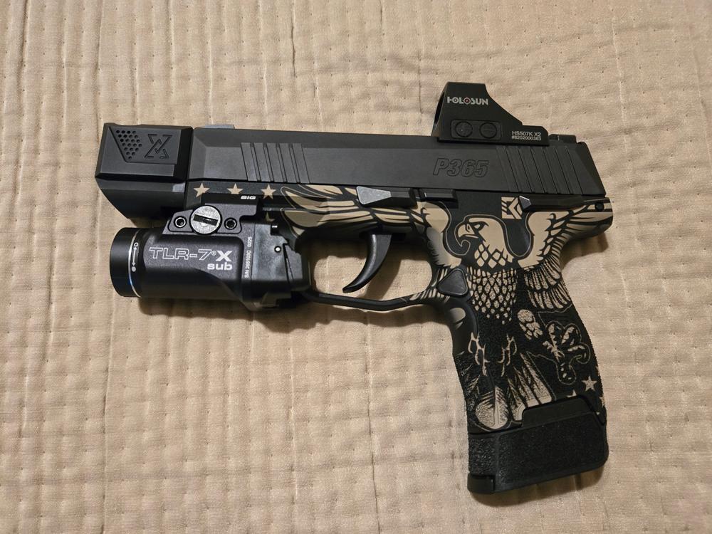 Sig P365 1/2x28 Threaded Barrels for 3.1" 9mm Pistols - Customer Photo From Rich