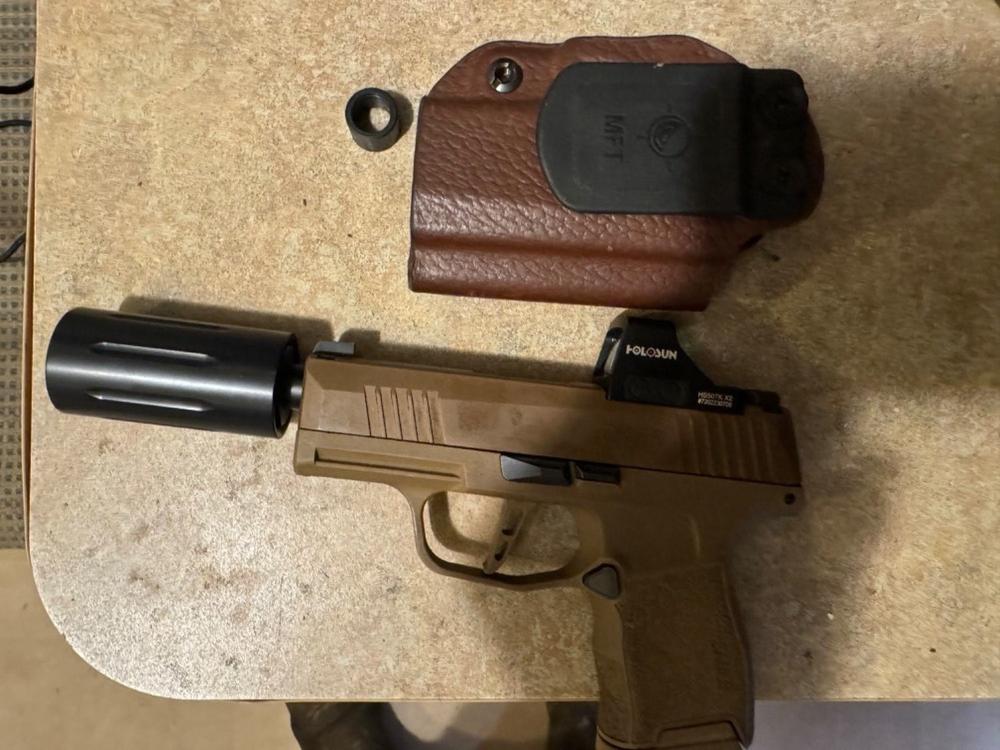 Sig P365 1/2x28 Threaded Barrels for 3.1" 9mm Pistols - Customer Photo From Brandon Nguyen