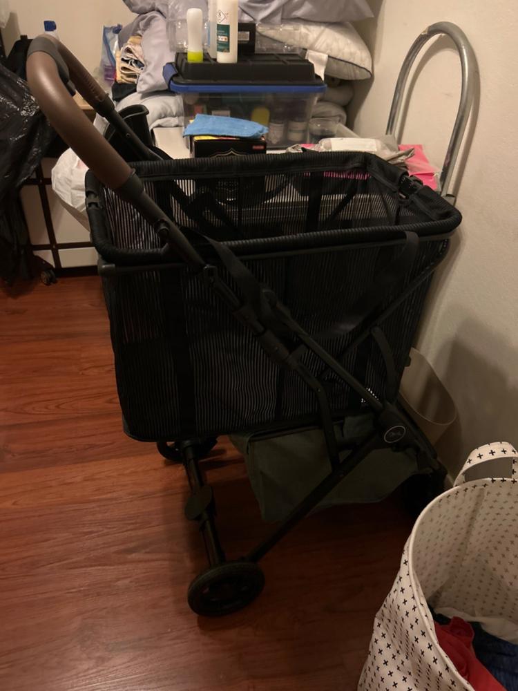 Lightweight & Foldable Personal Shopping Cart - Customer Photo From Jacquelyne Zajic