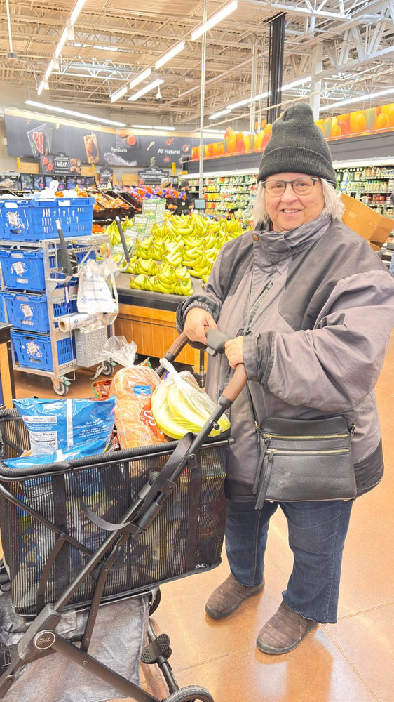 Lightweight & Foldable Personal Shopping Cart - Customer Photo From Monica Anderson