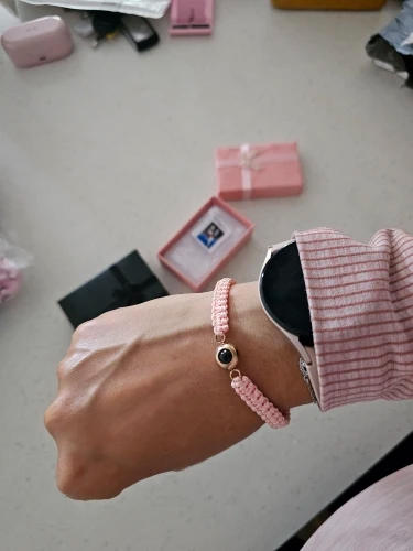 THANEA SHINE - personalisiertes Foto-Armband aus anti-allergischen Edelstahl - Customer Photo From Kathlene D. 