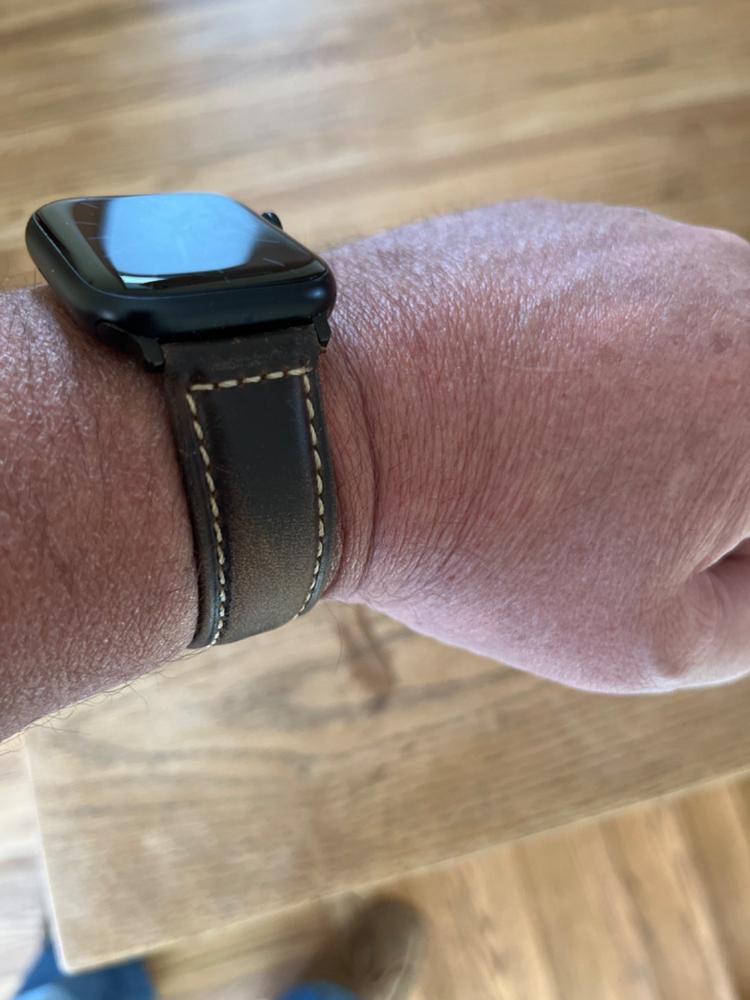 Vintage Leather Watch Bands - Customer Photo From John Brenner