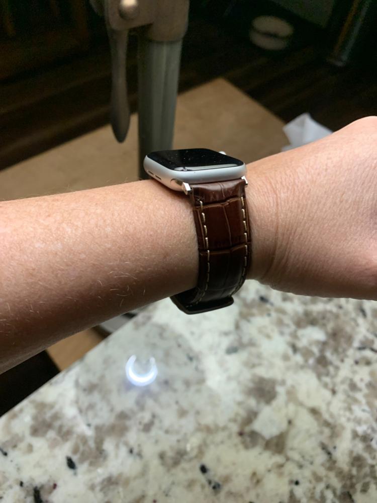 Vintage Leather Watch Bands - Customer Photo From emily k.