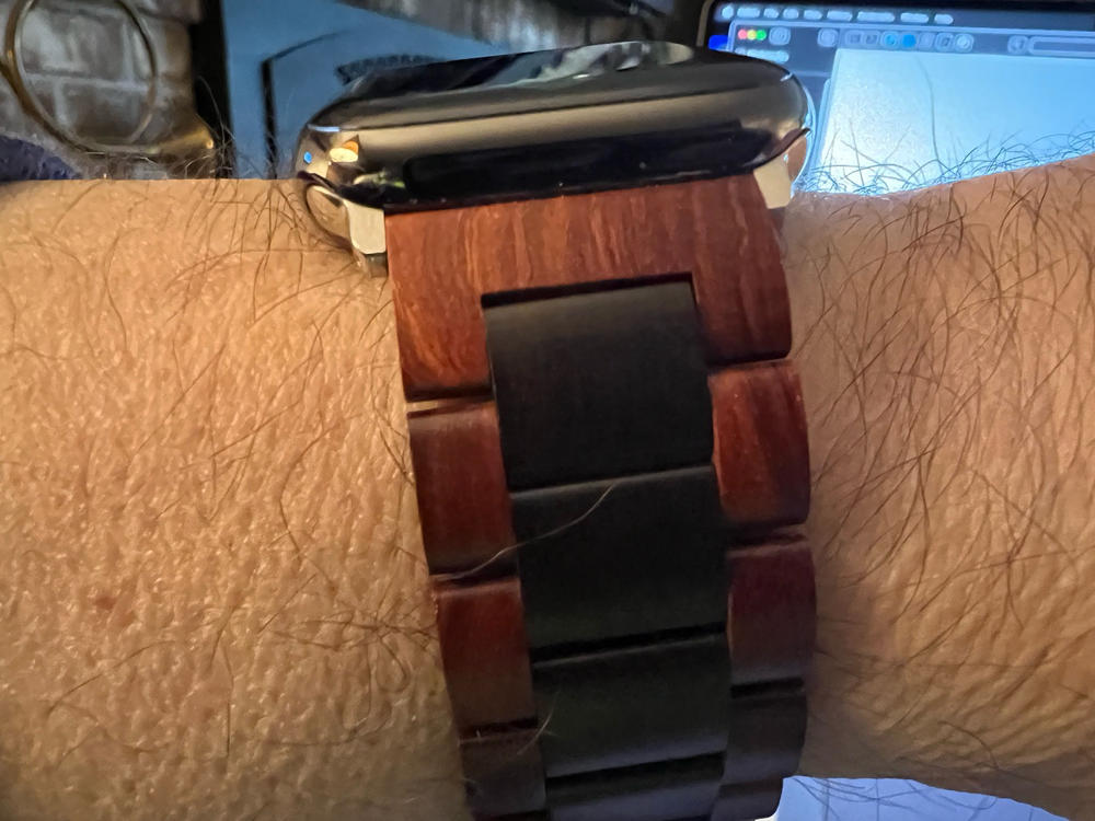 Natural Wood Watch Bands - Customer Photo From Norm B.