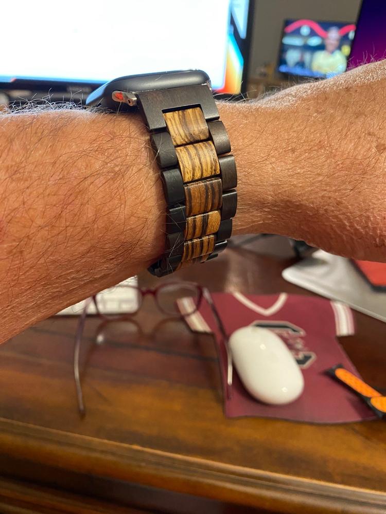 Natural Wood Watch Bands - Customer Photo From Andy G.