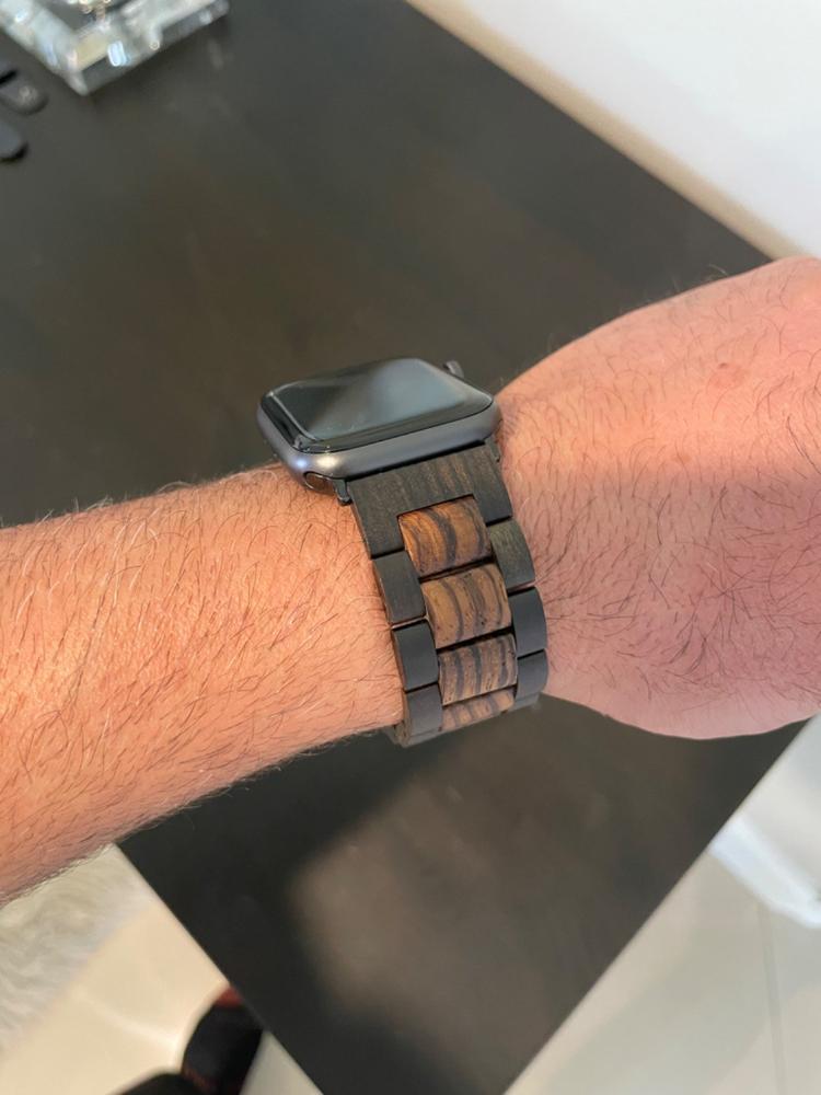 Natural Wood Watch Bands - Customer Photo From Bradley C.