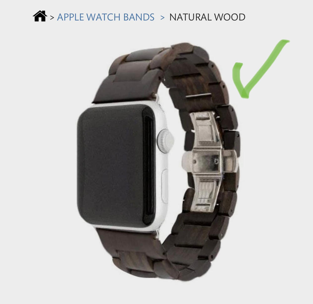 Natural Wood Watch Bands - Customer Photo From Jennifer M.