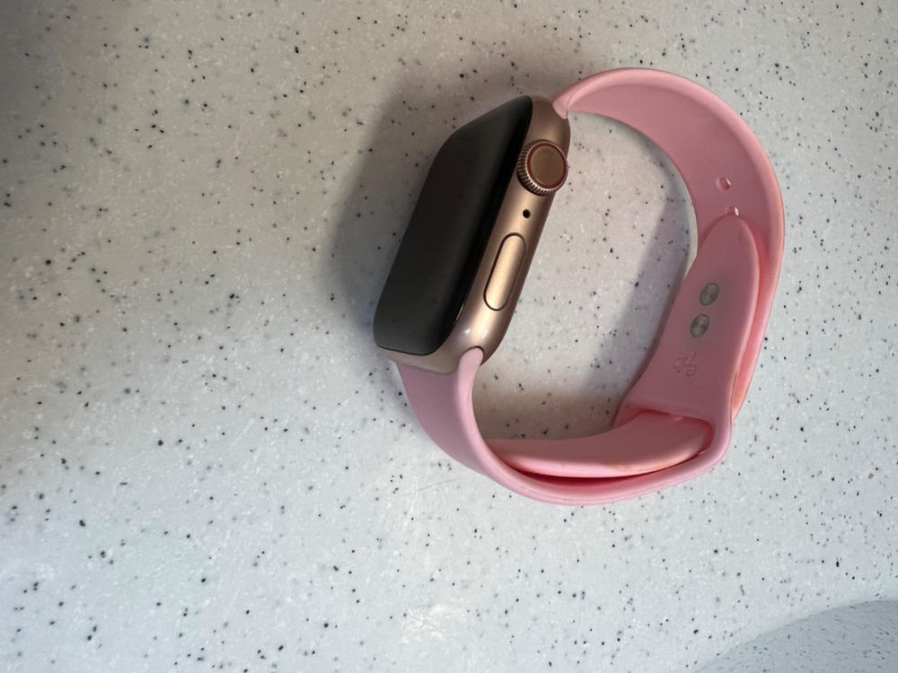 Cotton Candy Silicone Watch Bands - Customer Photo From Bev Olson