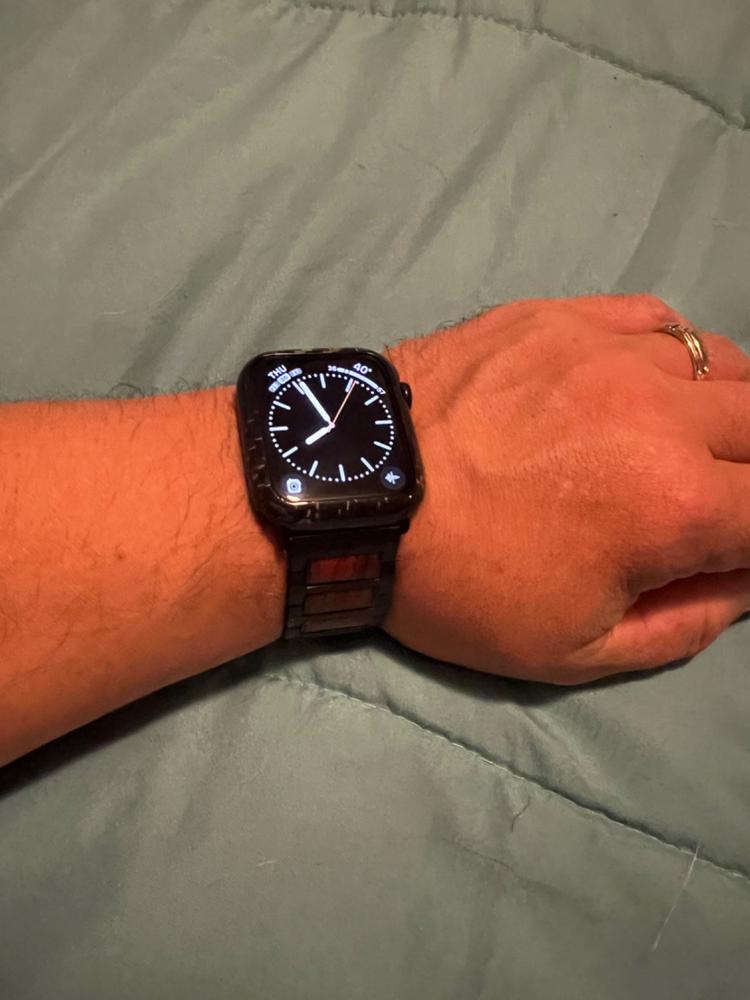 Metal+Wood Fusion Watch Bands - Customer Photo From Robert T.