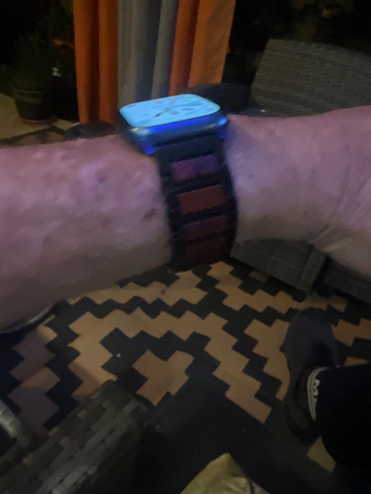 Metal+Wood Fusion Watch Bands - Customer Photo From Truck Dyal