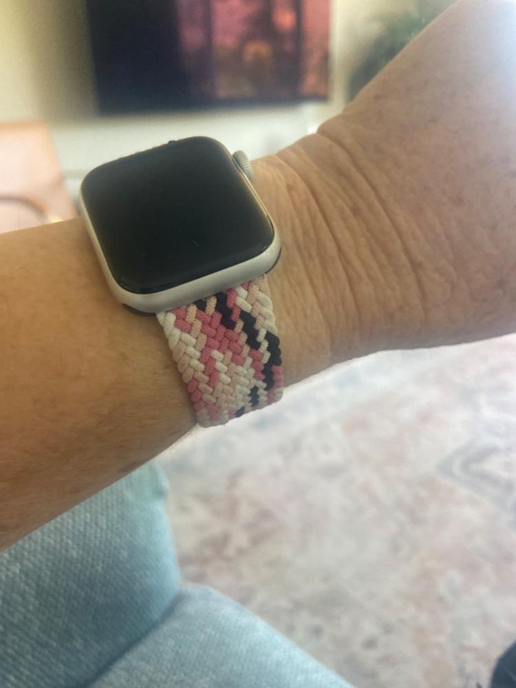Braided Loop Watch Bands - Customer Photo From Michelle Gaudette