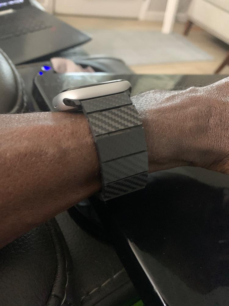 Carbon Fiber Watch Bands - Customer Photo From David Patterson