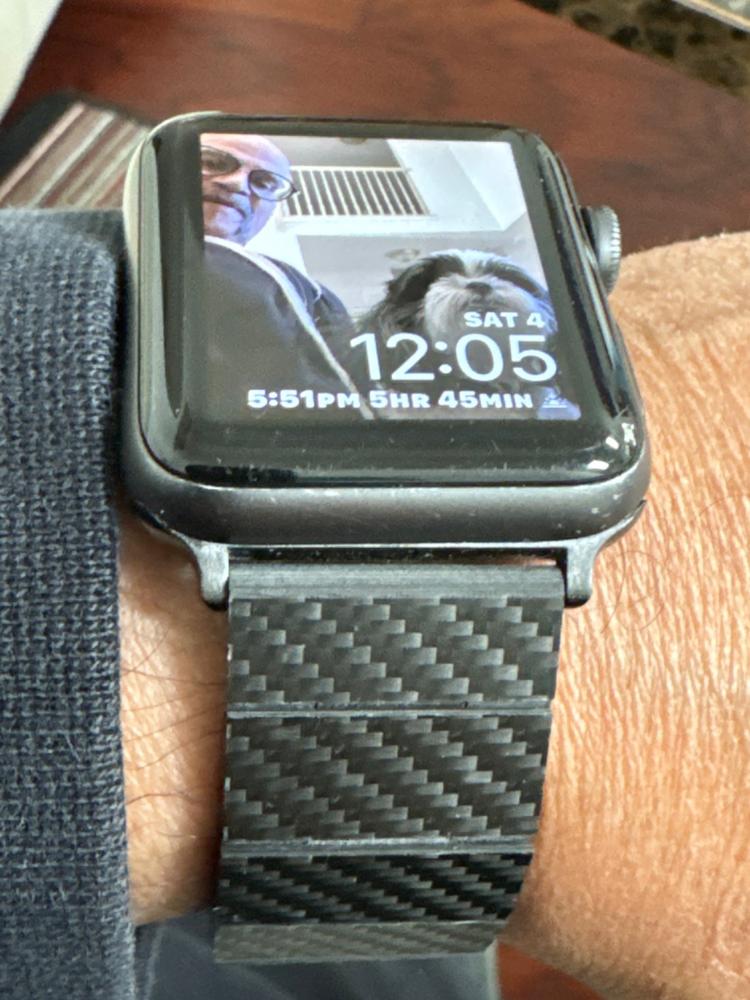 Carbon Fiber Watch Bands - Customer Photo From Riccardo Gary Moore