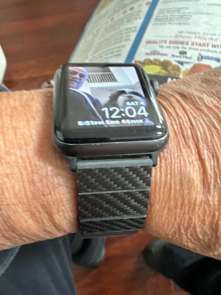 Carbon Fiber Watch Bands - Customer Photo From Riccardo Gary Moore