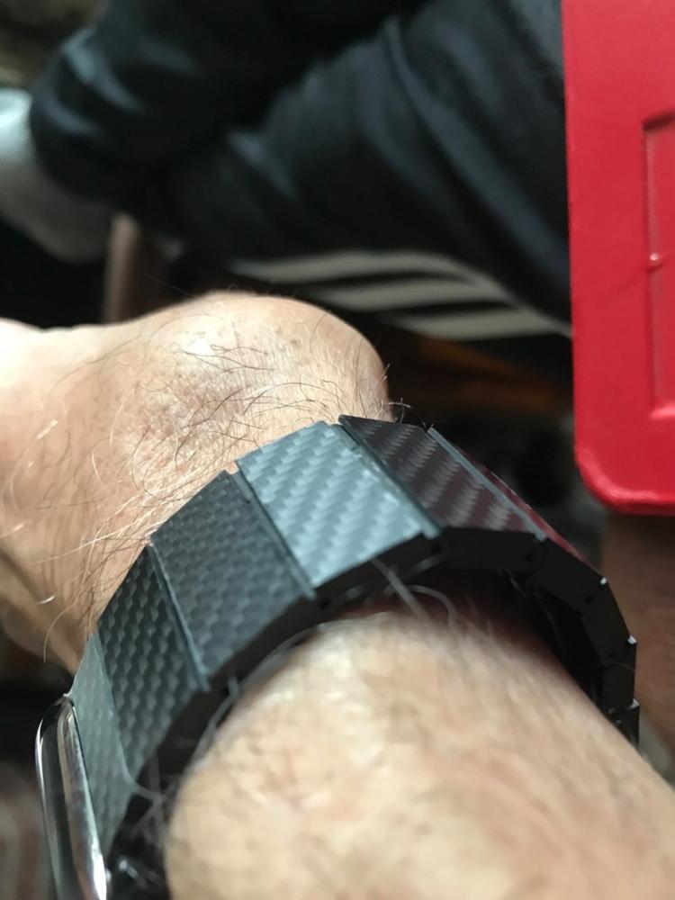 Carbon Fiber Watch Bands - Customer Photo From Harold M.