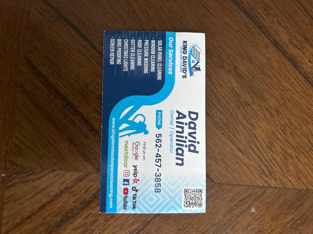 Business Cards - Customer Photo From David Ainilian