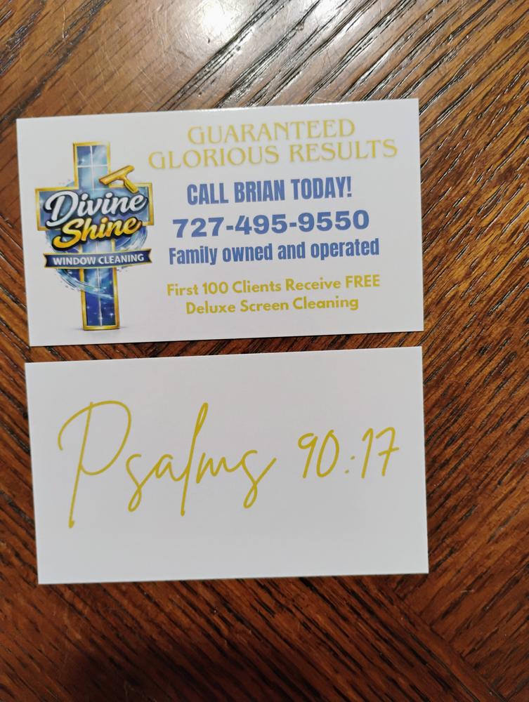 Business Cards - Customer Photo From Brian L.
