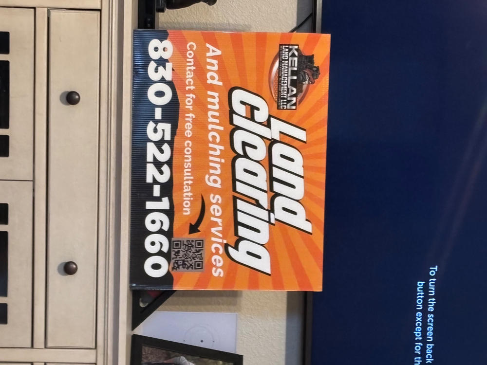 Yard Signs - Full Color - Customer Photo From Lance W.