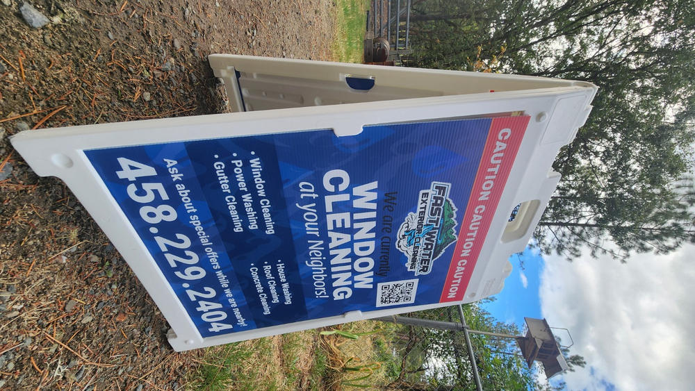 A-Frame Signs - Customer Photo From Aubrey elsasser