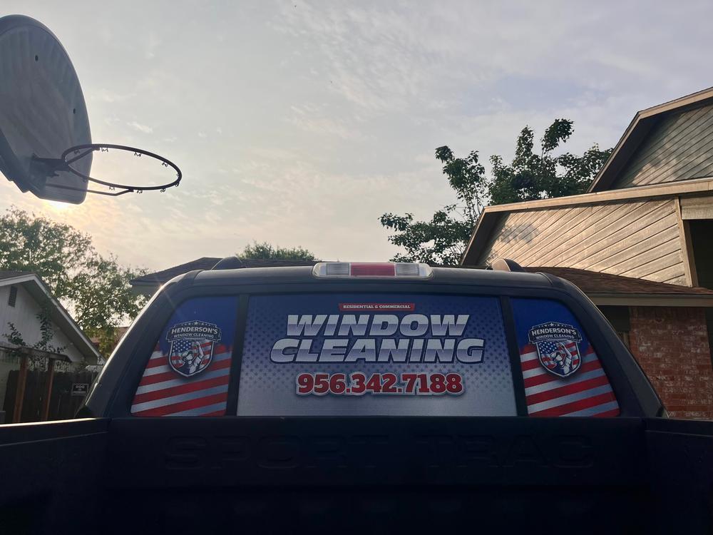 Perforated Window Vinyl - Customer Photo From Xavier H.