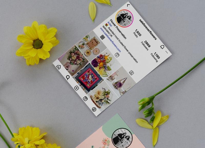 Instagram Business Cards - Customer Photo From Sal