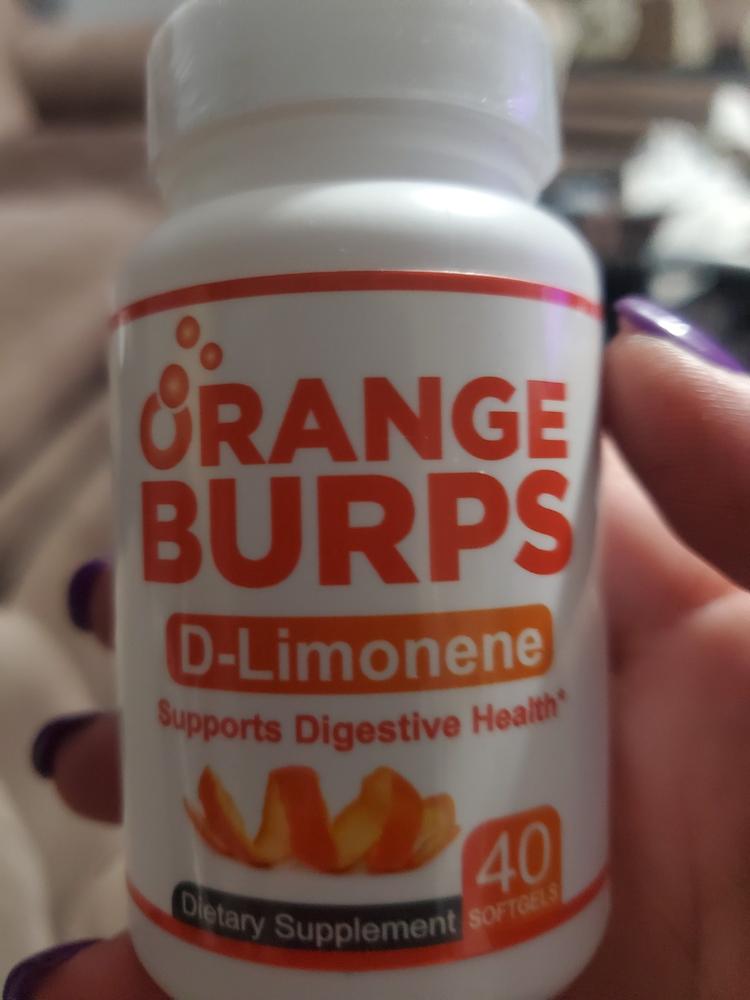 Orange Burps - Customer Photo From Lori S.