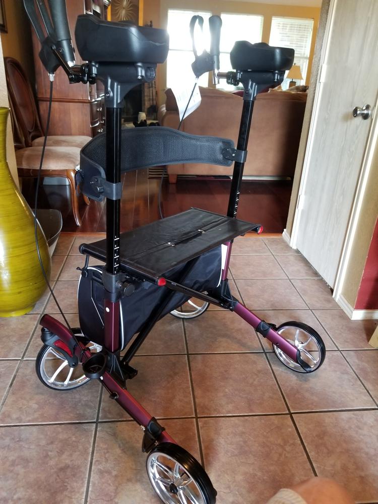 Advanced - 450LBS Capacity Bariatric Upright Walker - Customer Photo From a burks