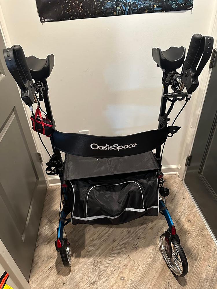 Advanced - 450LBS Capacity Bariatric Upright Walker - Customer Photo From am hooman