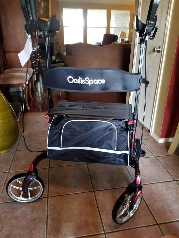 Advanced - 450LBS Capacity Bariatric Upright Walker - Customer Photo From a burks