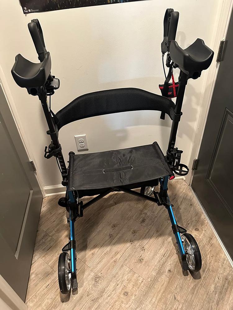 Advanced - 450LBS Capacity Bariatric Upright Walker - Customer Photo From am hooman