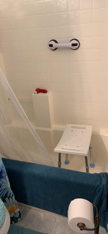 Standard - 300LBS Capacity Shower Stool - Customer Photo From E. Ls